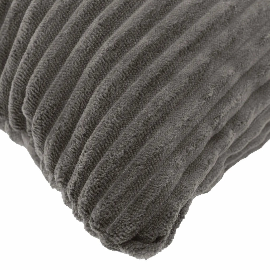Federa 6 pcs HEERLEN Grigio Scuro 50 x 50 cm corduroy 910877