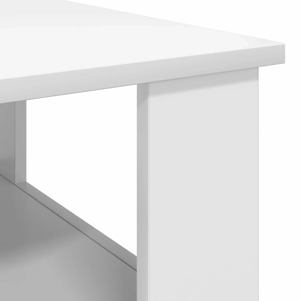 Tavolino da salotto | Tavolino da caff¨¨ | Tavolino da Soggiorno Bianco 57 x 55 x 45 cm Legno multistrato