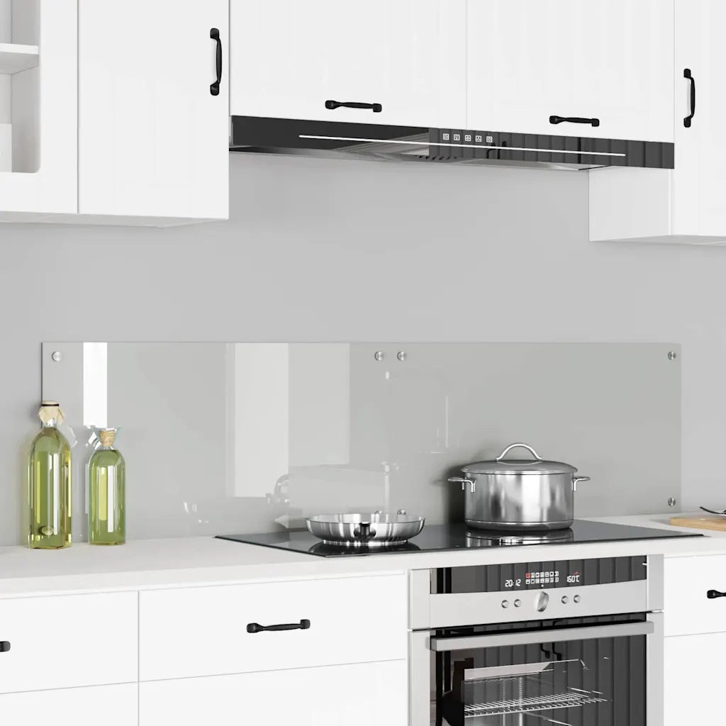 Schienale da cucina 2 pz Trasparente 80 x 40 cm CFW6437196