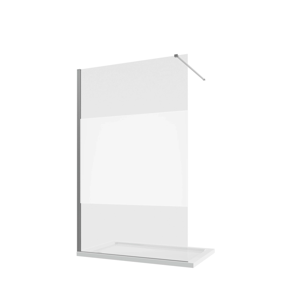 Parete doccia walk-in 120 cm 8mm opaco anticalcare h200 | Lazaros