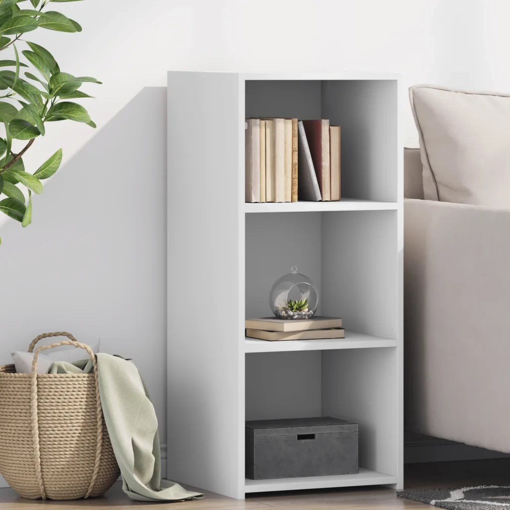 Credenza Bianca 40x41x93 cm in Legno Multistrato