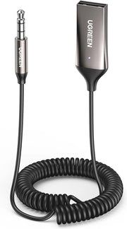 Ricevitore Bluetooth 5.3 con ingresso AUX 3,5mm e microfono - Compatibile con auto e audio domestico