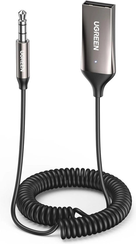 Ricevitore Bluetooth 5.3 con ingresso AUX 3,5mm e microfono - Compatibile con auto e audio domestico