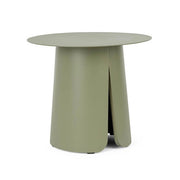 Tavolino rotondo da esterno in alluminio verniciato 45 cm - YAMIRA