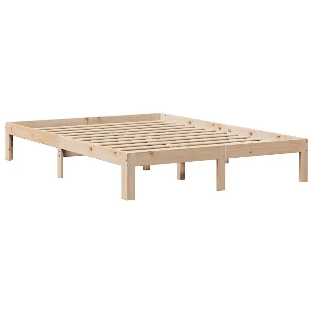 Giroletto con Cassetti 140x190 cm in Legno Massello di Pino