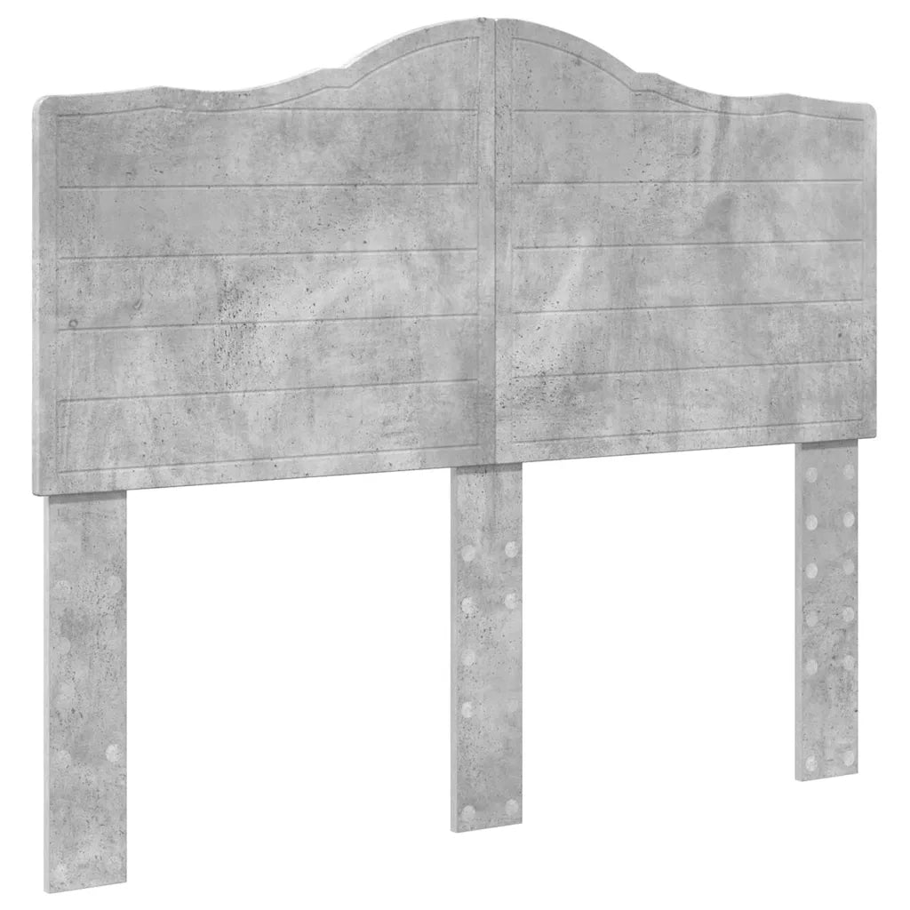 Testiera-Testata-Testiera Decorativa Grigio cemento 120 cm Legno multistrato 581046