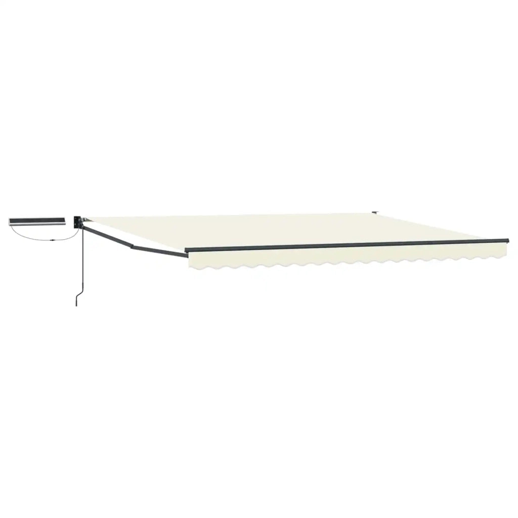 Tettuccio Elettrico Retrattile Crema e Antracite 4,5 × 3 m 3420159