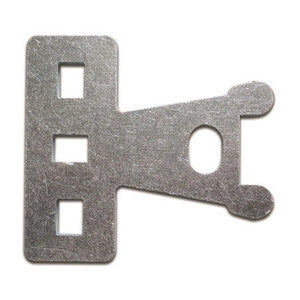 PORTALUCCHETTO PIANO VERTIC ACC ZINC 8X110 MM- 2,0 pz