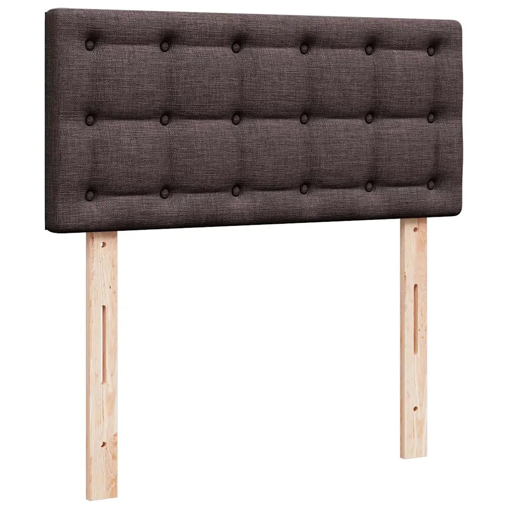 Struttura Letto Pouf con Materassi 200x200 cm in Tessuto 3312895