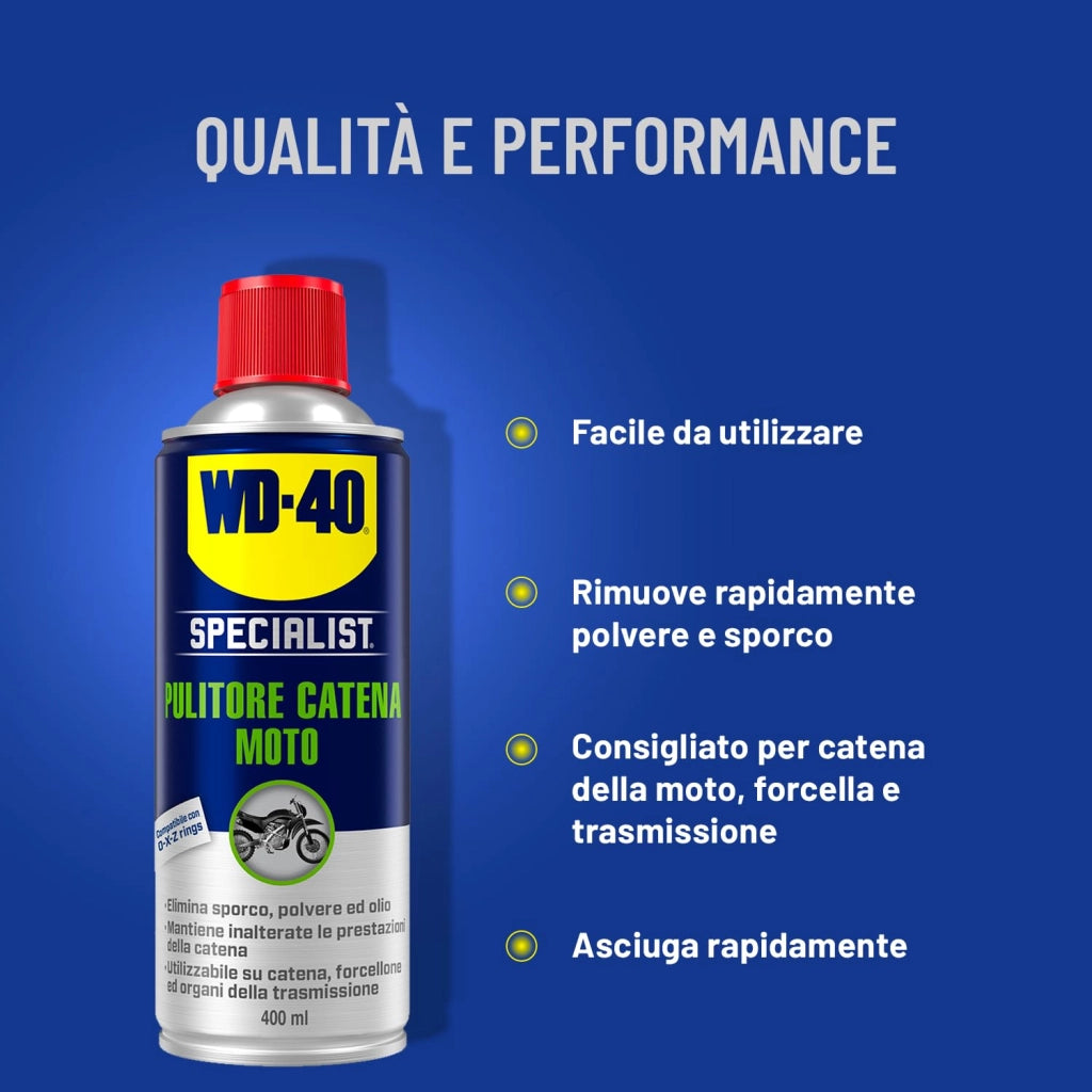Pulitore Catena Motociclette Spray Wd 40 400 ml