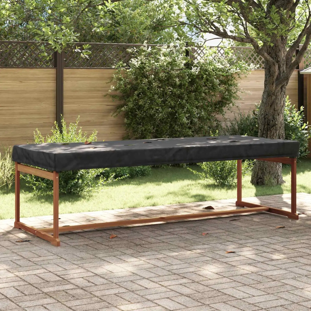 Copertura Tavolo Tinta unita Nero 262 x 102 x 15 cm Tessuto 4106130