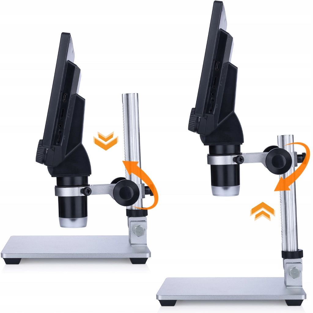 NanoZoom AX1200 MasterKit Pro – Set Professionale per Elettronica e SMD | Microscopio LCD 7" 12MP | Saldatore 80W 12in1