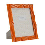 Portafoto Olistic 9, Arancione, Poliresina, 25,8x2x31 cm