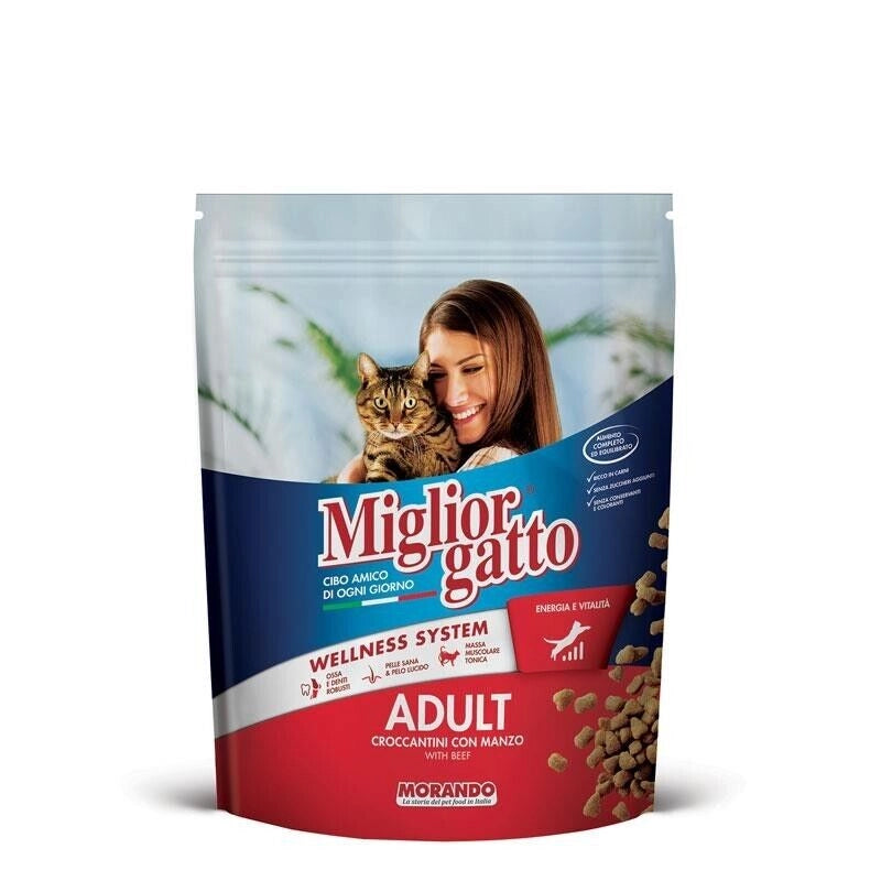 MIGLIOR GATTO CROCCANTINI GATTO 400 GR ADULT MANZO