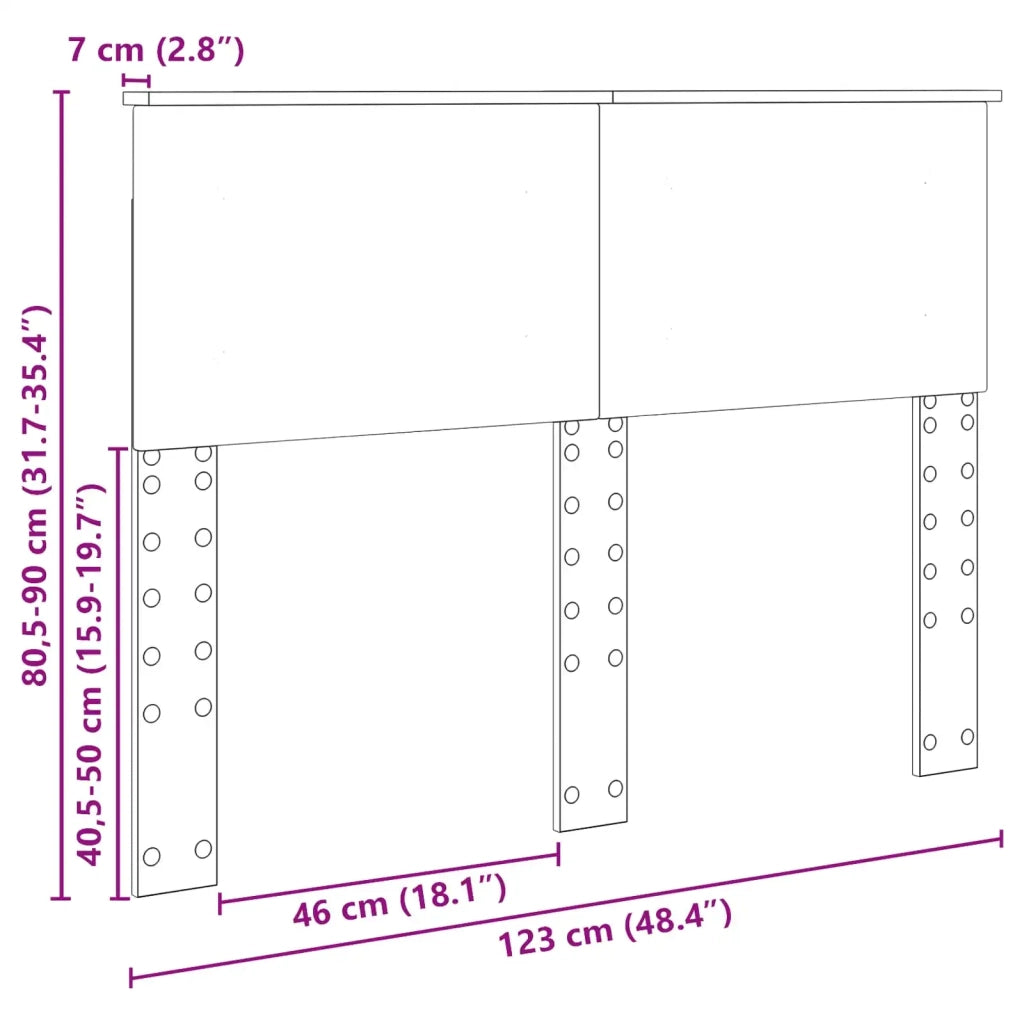 Testiera Rovere fumé Legno multistrato 888325