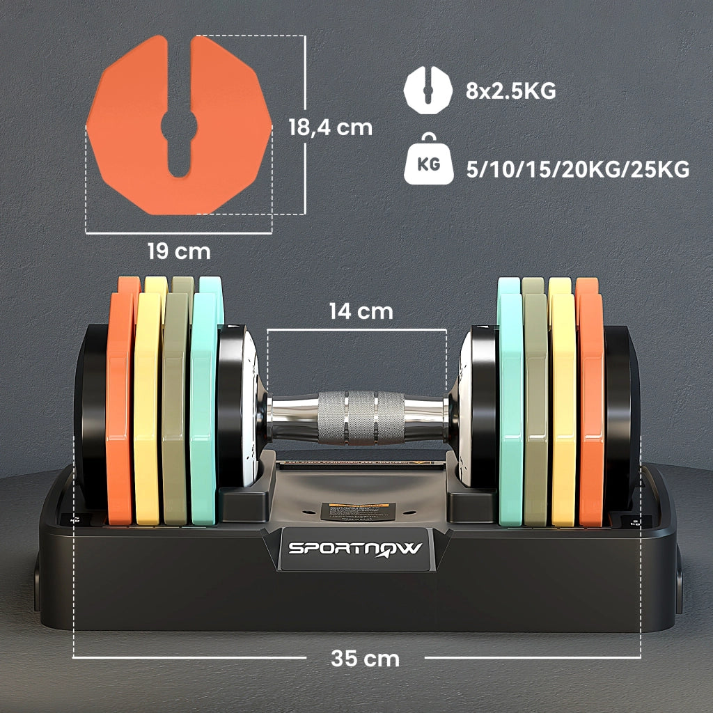 Manubrio regolabile ¨C zephmum ¨C 5/10/15/20/25 kg