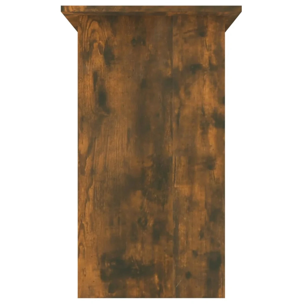 Scrivania da ufficio postazione di lavoro mobile per computer studio rovere affumicato 80 x 45 x 74 cm legno ingegnerizzato marrone 02_0023590