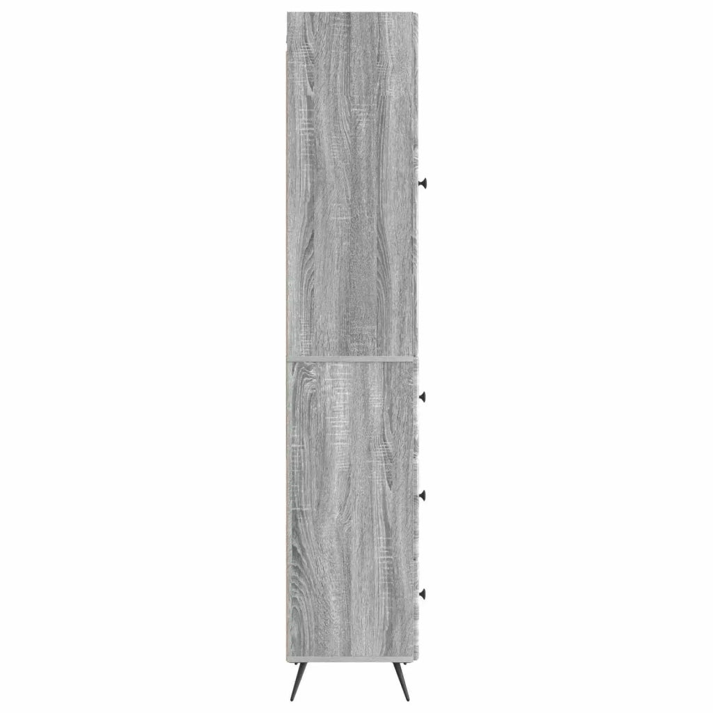 Set di armadi 2 pcs Sonoma grigio 34,5 x 34,5 x 90 cm 3416895