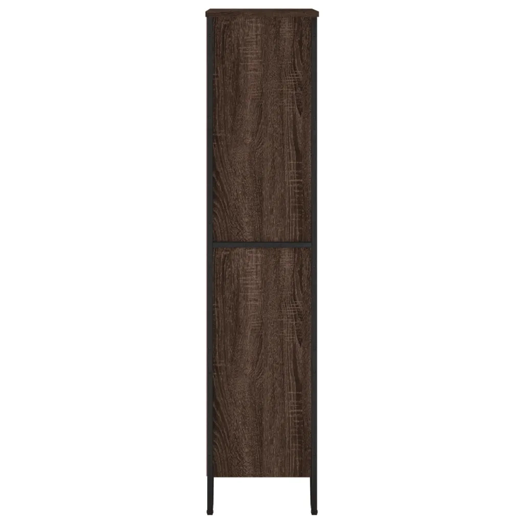 vidaXL Libreria Rovere Marrone 80x31x137,5 cm in Legno Multistrato