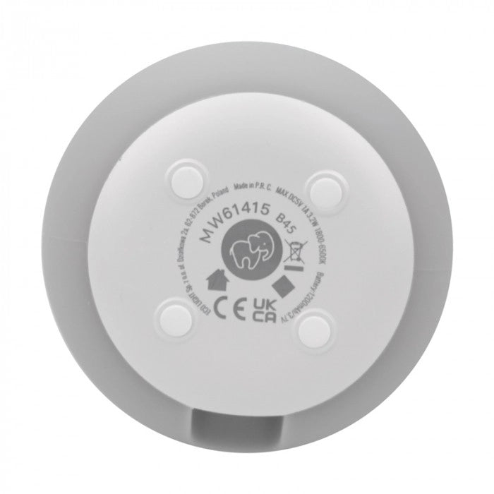 Lampada notturna LED topo ricaricabile dimmerabile grigia Mary's