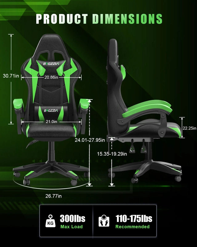 Sedia da gaming,Sedia da gaming professionale  con tecnologia LED RGB integrata, con poggiatesta, supporto lombare e braccioli