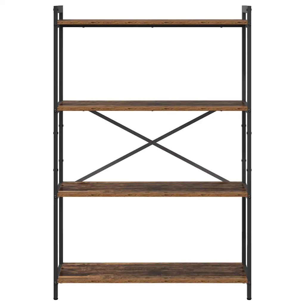 vidaXL Libreria Legno vecchio 80 x 30 x 118 cm Legno multistrato