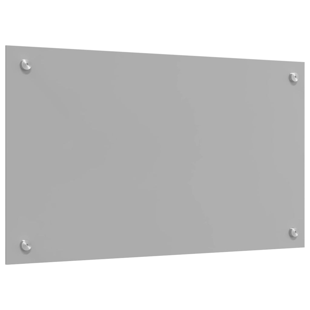 Schienale Cucina Grigio Chiaro 70x40x0,6 cm Vetro Temperato