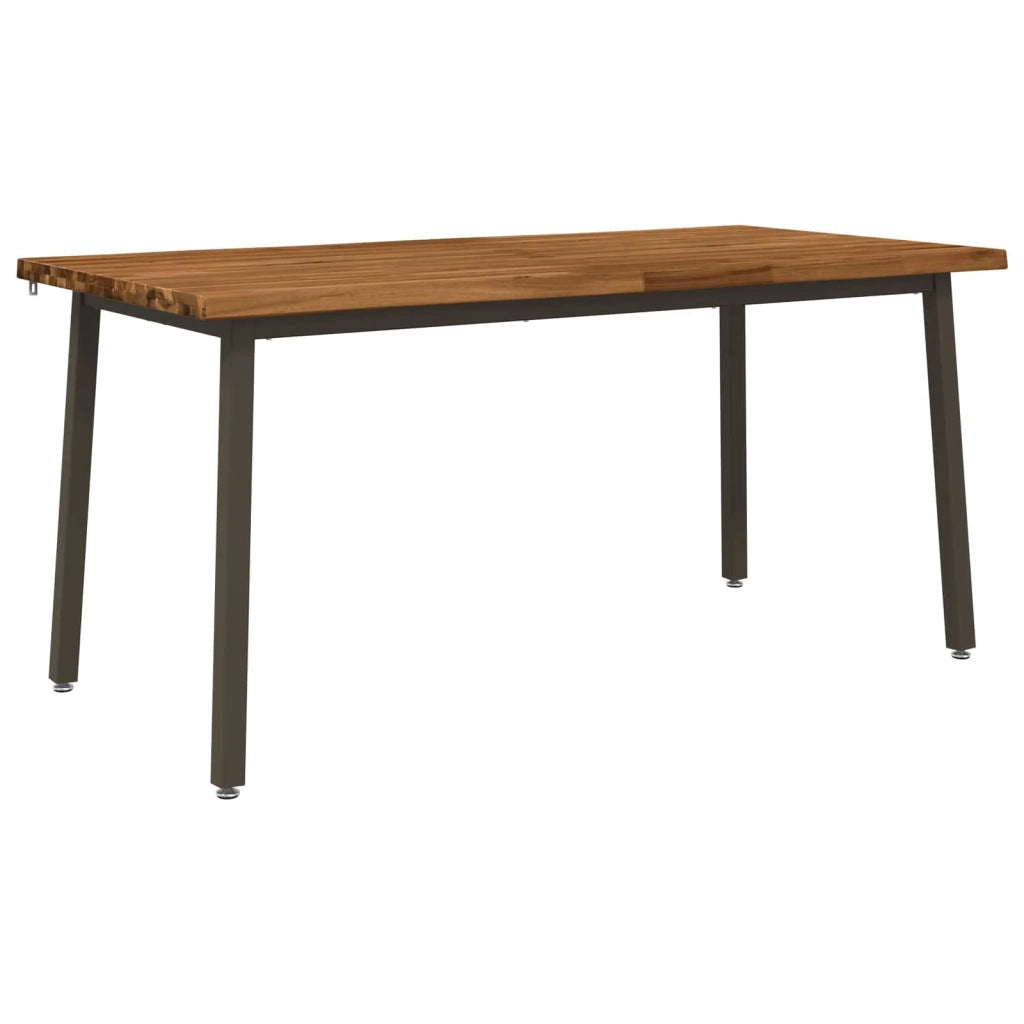 Tavolo da pranzo con bordo vivo 160 x 70 x 75 cm Naturale 3424995