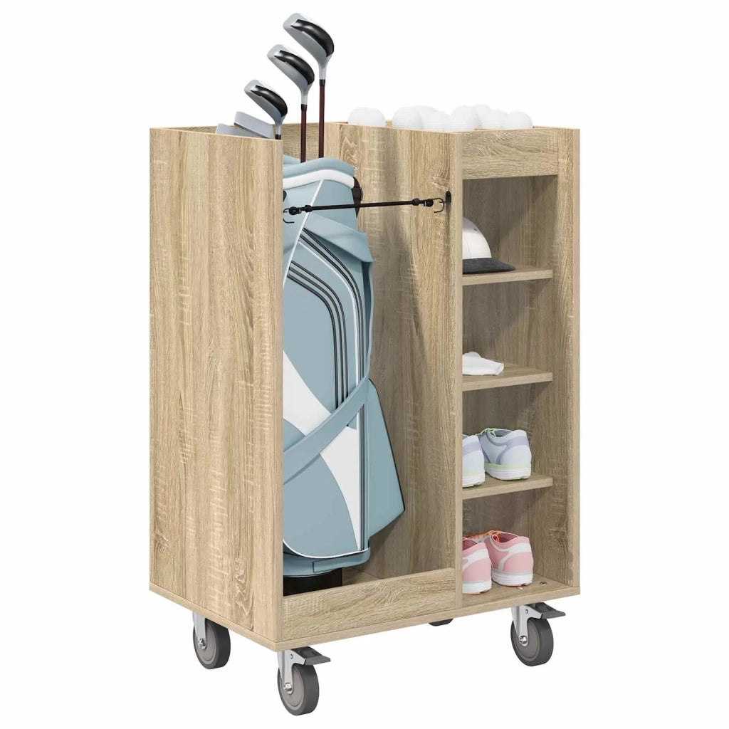 Armadio per Golf con ruota Rovere Sonoma 65 x 45 x 98 cm CFW8210367