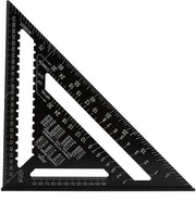 Misuratore a T 12 Pollici - Alluminio - Alta Precisione - Multifunzionale - Resistente alla Corrosione - Base a Angolo Rettilineo - Scala Chiara - Livella
