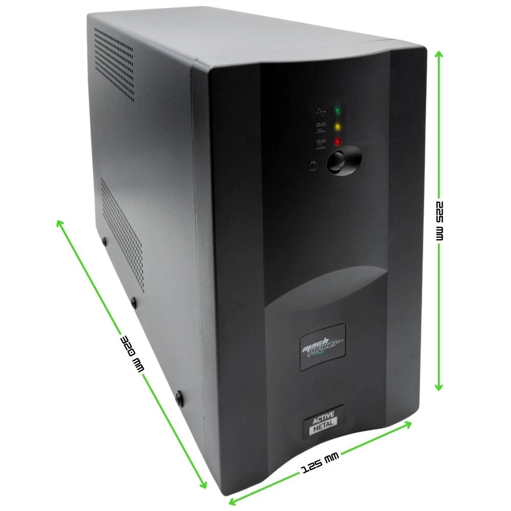 Mach power ups lit13m 1300va con display digitale e stabilizzatore av