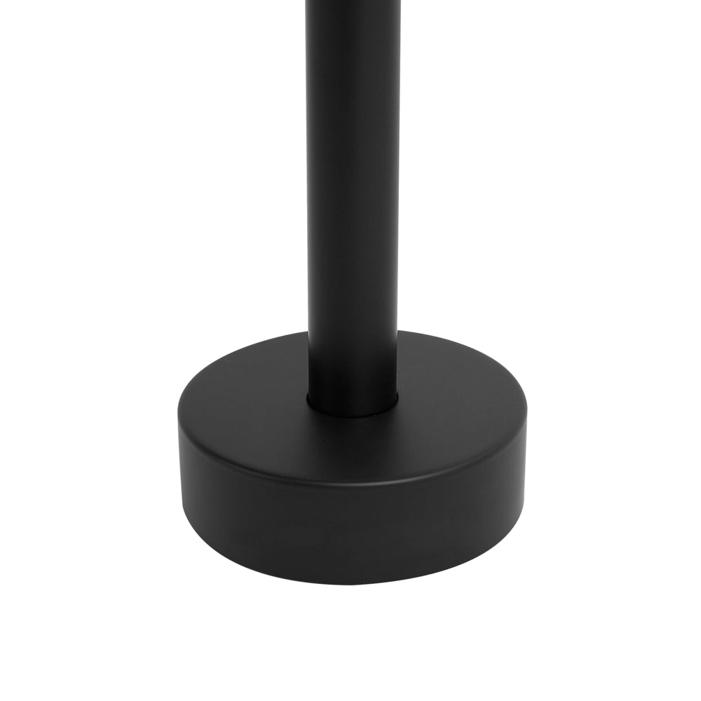 Rubinetto vasca da bagno cromato Nero freestanding 118 cm con doccetta moderna