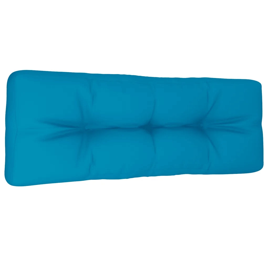 Cuscino per Pallet Blu Chiaro 120x40x12 cm in Tessuto 360627