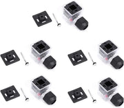 Connettore elettrico trasparente impermeabile a bassa densità, set di 5 pezzi, corrente continua, valvola magnetica (12V)