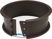 Fornello per Torta a Forma Flessibile con Base in Vetro, Codice 85041, Realizzato con Silicone BPA-Gratuito 100% con Diametro 20 cm e Altezza 8 cm