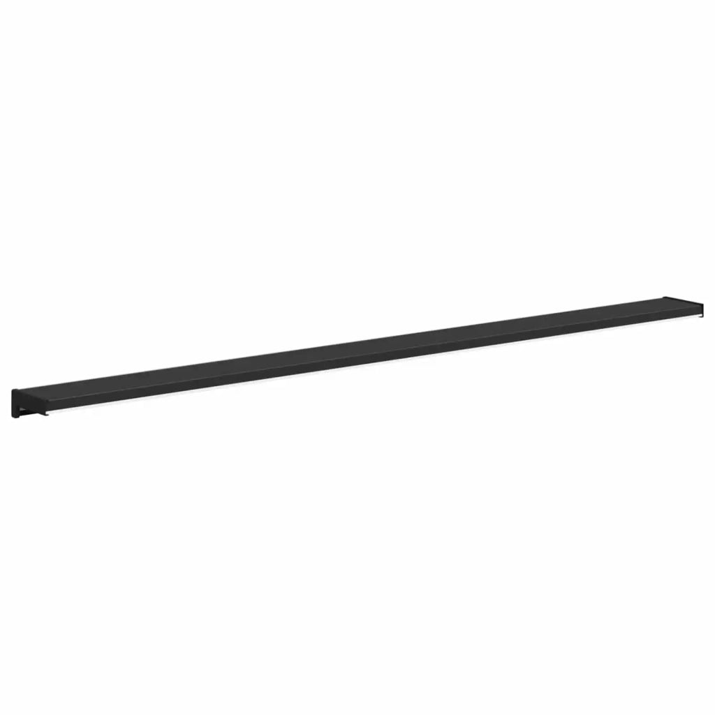 Soglia della Finestra Nero con Venature del Legno PVC CFW5187445