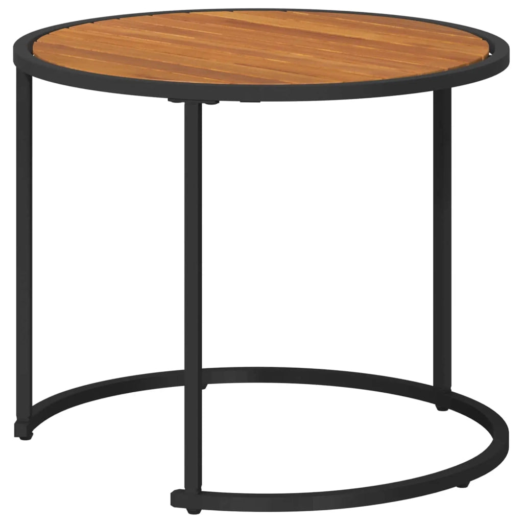 Set di Tavolini da Caffè 2 pcs Legno di Acacia Massello 42026684