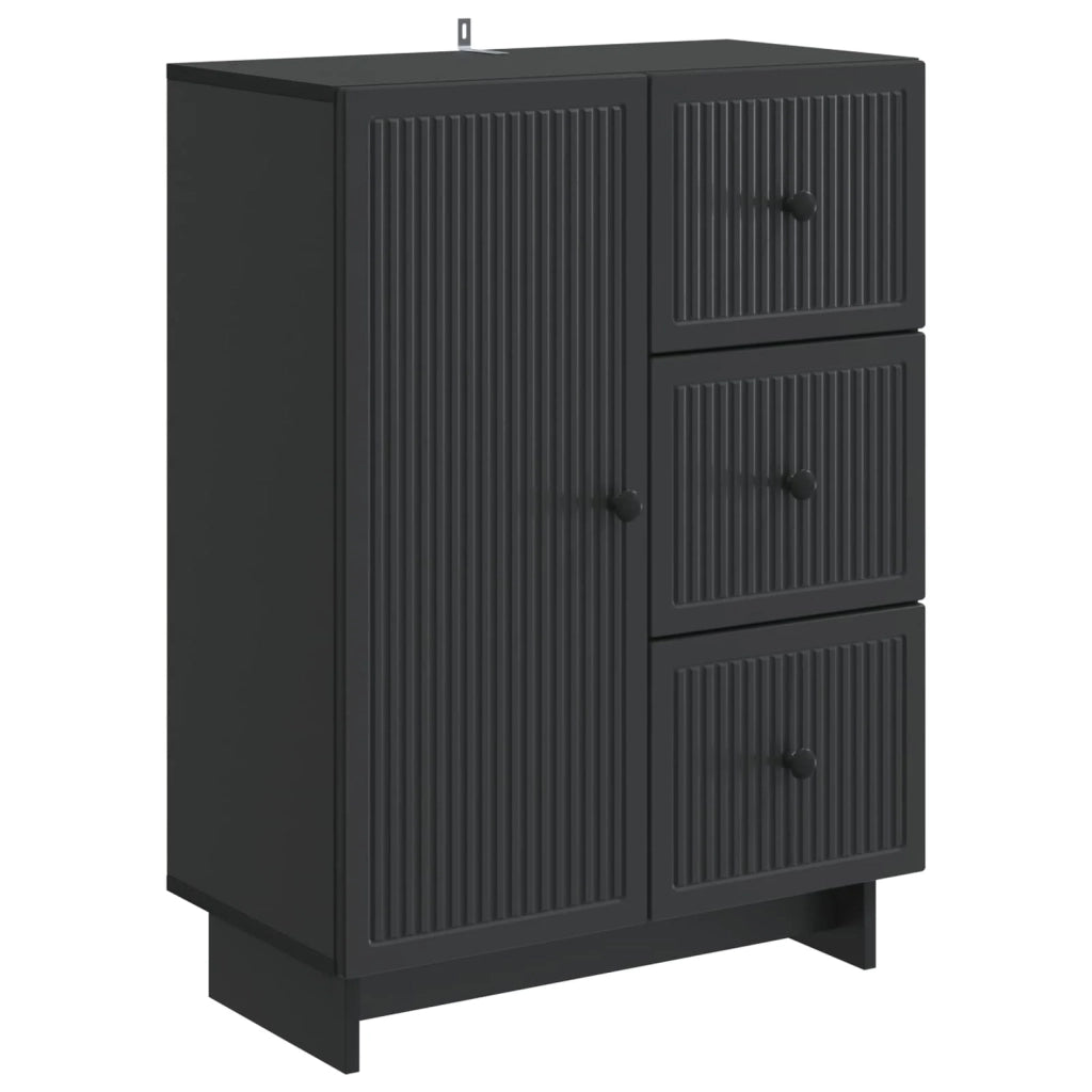 Credenza Nero 66 x 34,5 x 90 cm Legno ingegnerizzato 893936