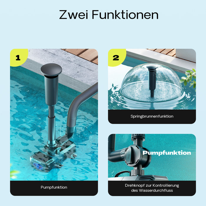 CTP-8003 SuperECO Pompa fontana regolabile 8000l/h 70W