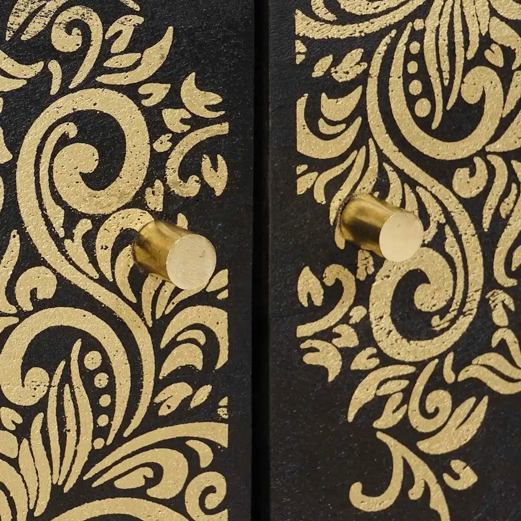 Tavolino da salotto Nero 80 x 50 x 40 cm 4018813