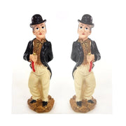 Trade Shop - Statuina Portafortuna Decorazione Totò Con Cornetto In Resina 11,5cm -