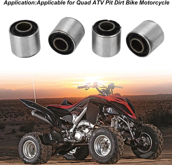 Set di anelli per assale posteriore da 4 - 12mm/28mm/29mm - Metallo - Adatto per Quad/ATV/Moto - Riduce usura e attrito - Assale posteriore