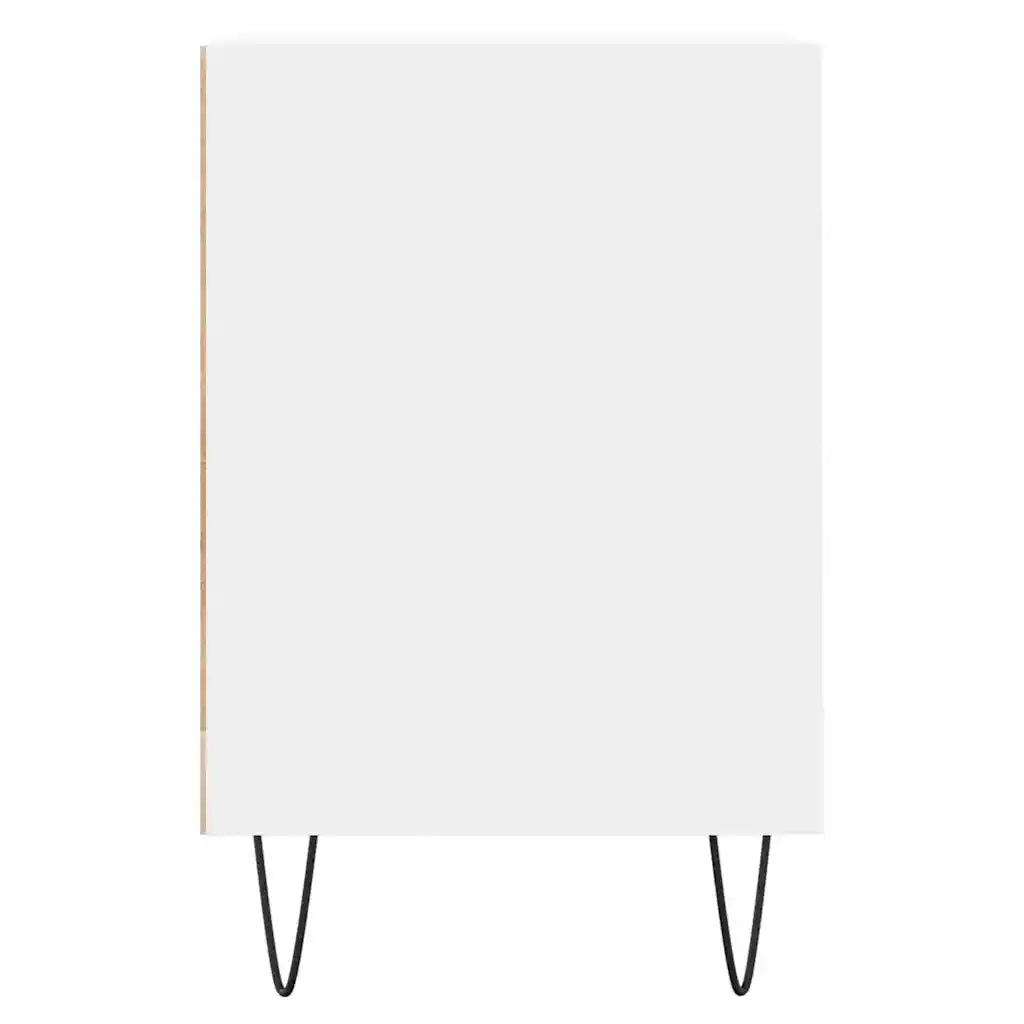 Mobile Porta TV Bianco 100x35x55 cm in Legno Multistrato 831316
