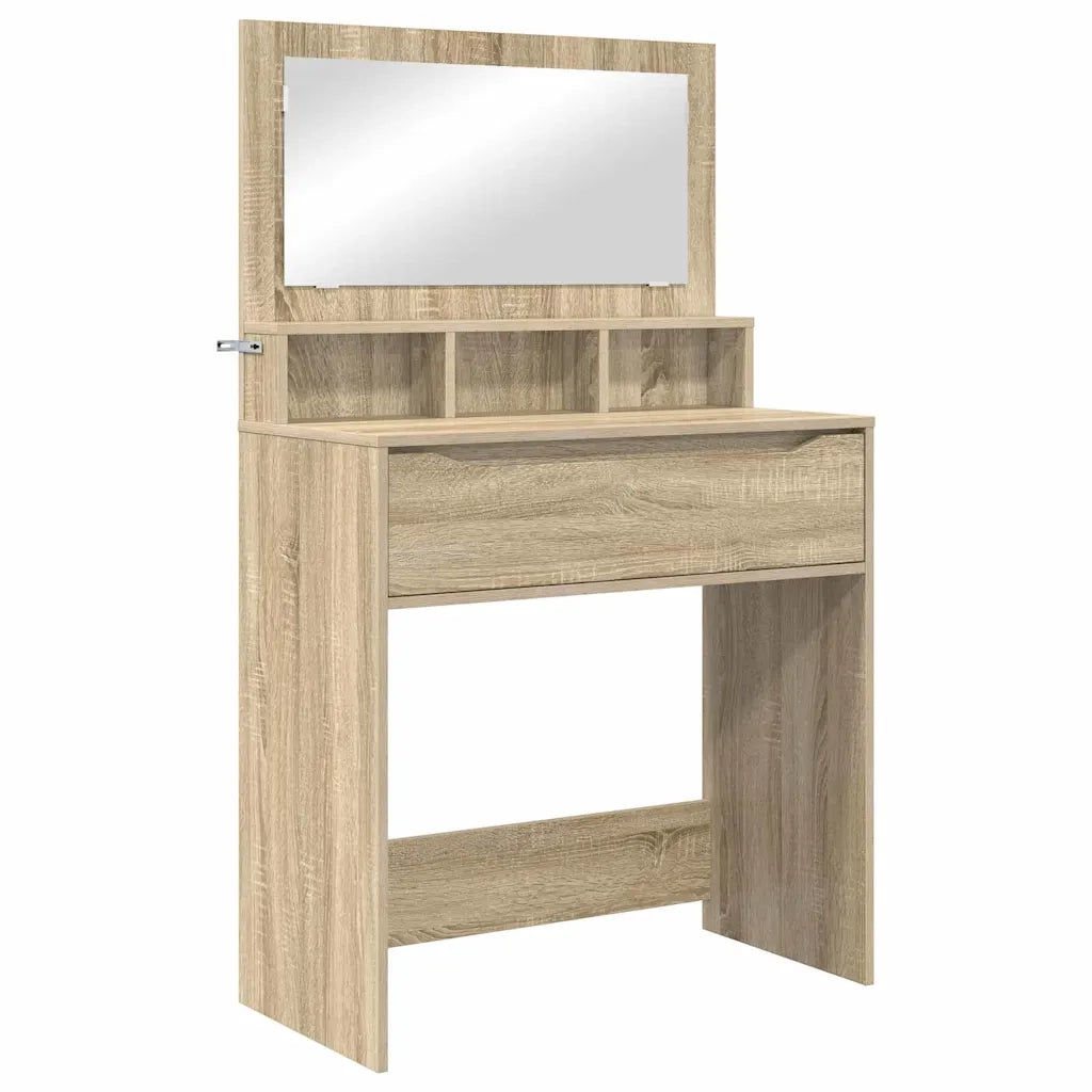 Tavoli da Trucco per Camera da Letto con cassetto Rovere Sonoma