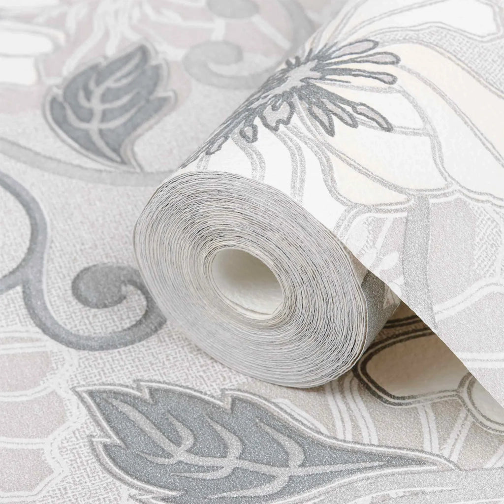 Carta da parati Solida 3D Fiore 10 x 0,53 m Tessuto Non Tessuto 42046699