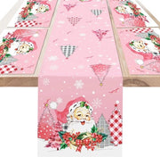 Tavolo di Natale in Rosso per Decorazione della Tavola