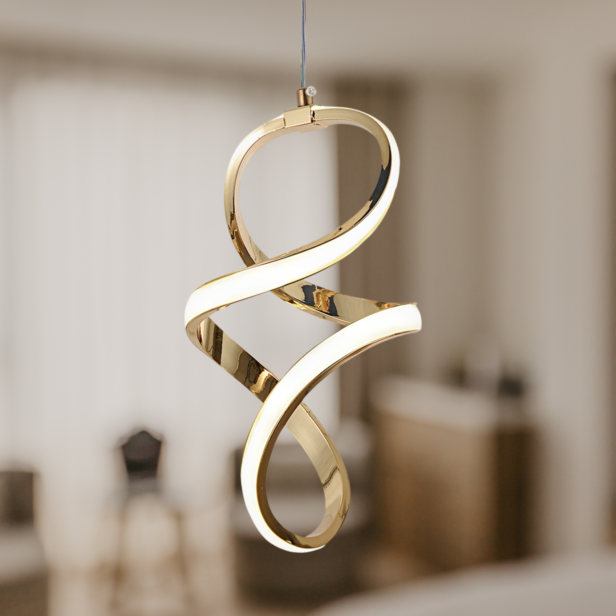 Lampada A Sospensione Led G074-1cp Gold