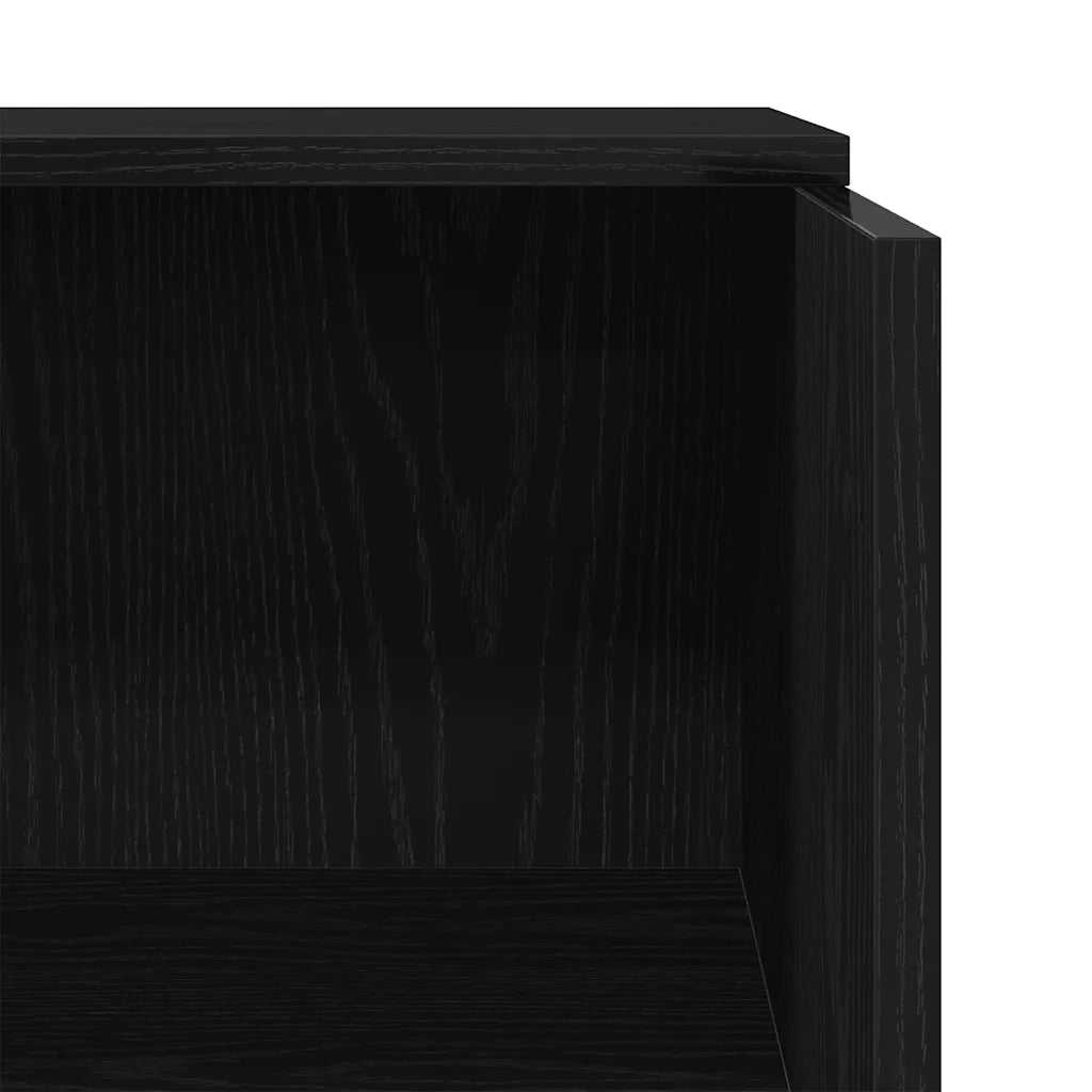 vidaXL Banco Reception Nero 55x50x103,5 cm in Legno Multistrato