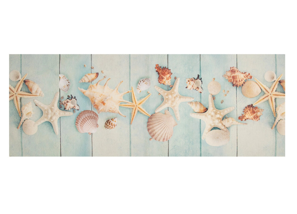 Tappeto Passatoia Cucina Antiscivolo Linea Futura Profumo Di Mare By Suardi - 52x115 - Profumo Di Mare