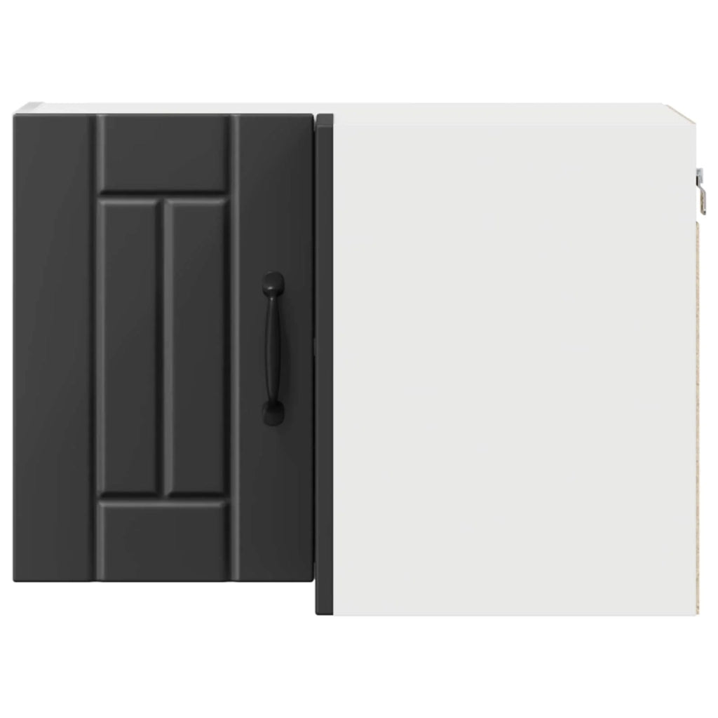 Mobile da cucina moderno con pratico spazio contenitivo 57 x 57 x 40 cm legno composito nero 02_0053975